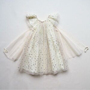 Siaomimi Play Sparkle Star Fairy Dress Gold Size 1-2T